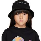 Palm Angels Kids Logo bucket hat black