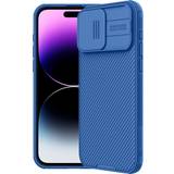 Nillkin Cases & Covers Nillkin camshield pro lens protector case for apple iphone 15 pro max blue