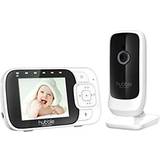Hubble Connected Connected Nursery View Video Baby Monitor with 28 Inch Screen Infrared Night Vision Lullabies Visual Sound Level Indicator Digital Zoom and Room