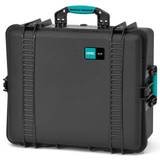 HPRC 2710CUB Resin Case with Cubed Foam Black with Blue Handle