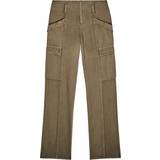 Cargo Trousers - Linen BA&SH trousers DADA Green