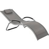 Aluminium Sun Chairs OutSunny Lounger 84B-572V70 Texteline, Sponge