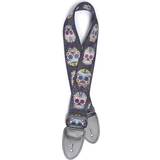 Stagg Straps Stagg Terylene Guitar Strap, Mexican Skull