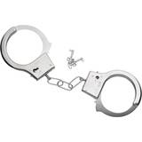 Thieves & Bandits Fancy Dresses Widmann Adults Metal Handcuffs With Keys Key Novelty Prop Police Cop Detective Fancy metal handcuffs key novelty prop police cop detective fancy dress