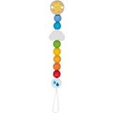 Goki Pacifiers & Teething Toys Goki Wooden Baby Soother Chain Rainbow Clip