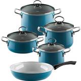 Riess Cookware Sets Riess Nouvelle Aquamarin Cookware Set with lid 5 Parts