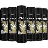 Lynx Deodorants Lynx gold bodyspray pack of 6 48 hours of odour-busting zinc tech oud wood