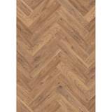 Kronospan Herringbone Firebrand Oak Laminate Flooring 8mm 0.87m2 Brown