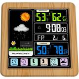 Wireless sensor Weather Stations Keshen Full Touch Screen Weather Station Multi-function Color Screen