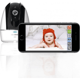 Black Baby Monitors Nova 8 Wi-Fi Connect Baby Monitor Camera