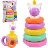 Unicorns Stacking Toys Unicorn stacking rings educational baby toy colourful sorting game sorting toy