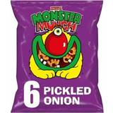 Snacks Walkers Monster Munch Pickled Onion Multipack Snacks, 6 per