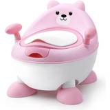 Pink Toilet Trainers Baby potty training toilet seat bear design urinal chair non slip toilet seat