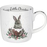 Wrendale Designs Cups Wrendale Designs Merry Little Christmas Rabbit Fine Bone Mug