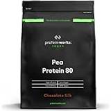 The Protein Works Vitamins & Supplements The Protein Works Pea Isolate Powder 100 PlantBased No Added Sugar Chocolate Silk