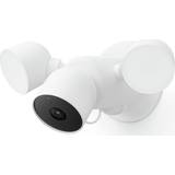 Outdoor Surveillance Cameras Google Nest Cam with Floodlight Outdoor, Wired