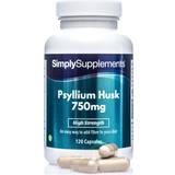 Gut Health Simply Supplements Psyllium husk capsules 750mg 120