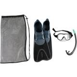 Snorkel Sets Subea Adult Snk500 Snorkelling Kit With Fins, Mask And Snorkel