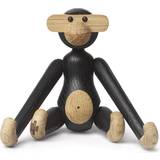 Kay bojesen mini Kay Bojesen Monkey Mini Dark stained Oak Figurine 9.5cm