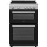 60cm - Two Ovens Cookers Statesman EDC60S2 Silver