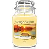 Yankee Candle Autumn Sunset Yellow Scented Candle 623g