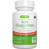 Igennus Iron Bisglycinate 20mg with Vitamin C, Gentle Iron, Enhanced Targeted 180 pcs