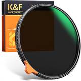 K&F Concept Putter ND2-ND400 77mm Variable Lens Filter Multicoated Neutral Density NANO-X-Series