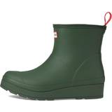White Wellingtons Hunter Women's Play Short Insulated Wellies Flexing Green/White Willow