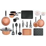 Cookware Sets Gr8 Home Copper 21 Pcs Kitchen Saucepan Pot Pan Starter Cookware Set