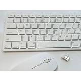 ESI Mini Wireless 2.4Ghz White Combo MacBook MacBook Pro