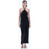 Filippa K Women Dresses Filippa K low-back satin maxi dress women Polyester/Triacetate Black