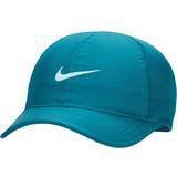 Turquoise - Women Caps Nike Dri FIT Club Unstructured Featherlight Cap - Photo Blue/White