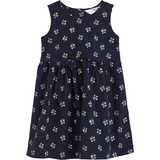 H&M Girl's Cotton Dress - Navy Blue/Floral (1020977008)