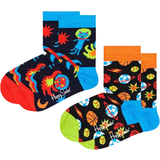 1-3M Socks Children's Clothing Happy Socks Kid's Spacetime Socks 2-pack - Multi