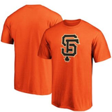 Baseball T-shirts Fanatics Mens Giants Official Logo T-Shirt Mens Orange
