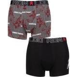 Boxer Shorts CR7 Boys Pack Cotton Boxer Shorts Grey Print/Black 10-12 Years Multi Coloured