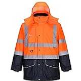 Orange Work Jackets Portwest Hi-Vis 7in1 Jacket Color: OrNa Talla: