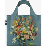 Gold Totes & Shopping Bags Flower Pattern Shopper Bag Blue