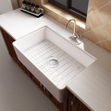 Ceramic Kitchen Sinks 33x20 inch Cearmic Undermount Farmhouse Kitchen Sinks
