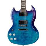 Gibson Electric Guitar Gibson Sg Modern Left-Handed Electric Guitar Blueberry Fade