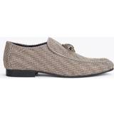 35 ½ Low Shoes Kurt Geiger London Men's Loafers Brown Herringbone Hugh Eagle