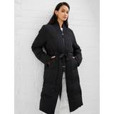 French Connection Women Coats French Connection Auden Longline Coat, Black