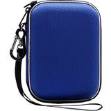 Lacdo Hard Drive Carrying Case for Western Digital WD My Passport Ultra WD Elements SE WD P10 Game Drive Portable External Hard Drive 1TB 2TB 3TB 4TB 5TB USB 3.0 2.5 inch HDD Travel Storage Bag, Blue