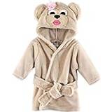 0-1M Dressing Gowns Children's Clothing Hudson Baby Unisex Baby Plush Animal Face Bathrobe, Miss Monkey, 0-9 Months