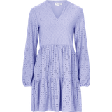 Knee Length Dresses - Recycled Fabric Vila Long Sleeved Knee-length Dress
