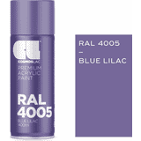 Blue - Lacquer Paint Cosmoslac RAL Spray RAL 4005 Lacquer Paint Blue 0.4L