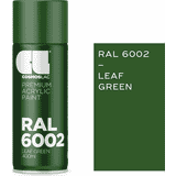 Green - Lacquer Paint Cosmoslac RAL Spray RAL 6002 Lacquer Paint Green 0.4L