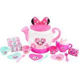 Just Play Kitchen Toys Just Play Disney Junior Minnie Mouse Tea Party Kettle and Accessories Set Multicolor