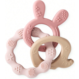 Shein 1pc Baby Teething Toy Made of Silicone Cute Elephant & Rabbit Shapes Ideal Gift for Babies Teething Period