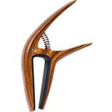 Brown Capos Ortega Twin Capo Quick Change Clamp Guitars with Curved & Flat Fretboards
